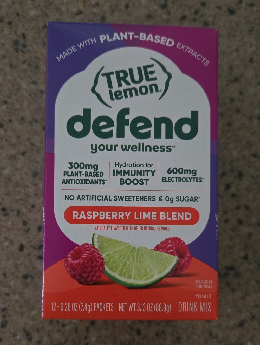 True Lemon Defend Raspberry Lime Blend Drink Mix
